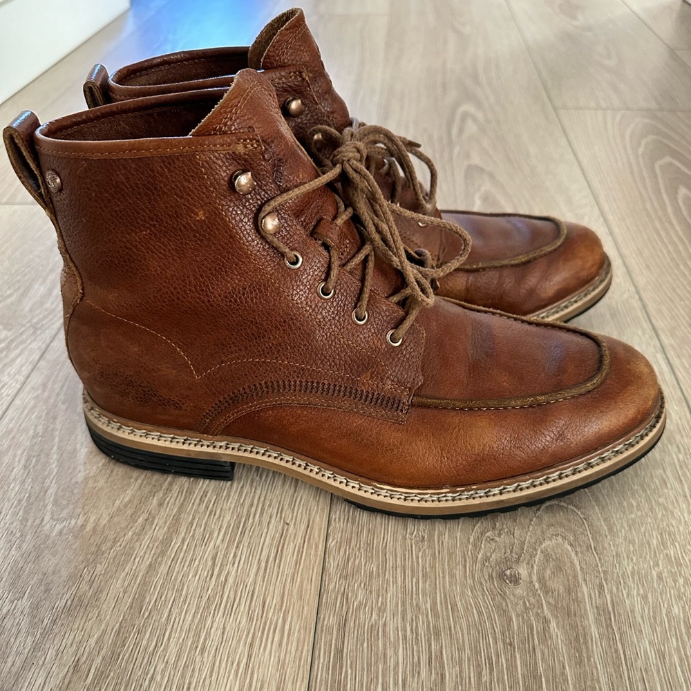 Mens Timberland City A12V6 Leather Anti Fatigue Boots size 8.5